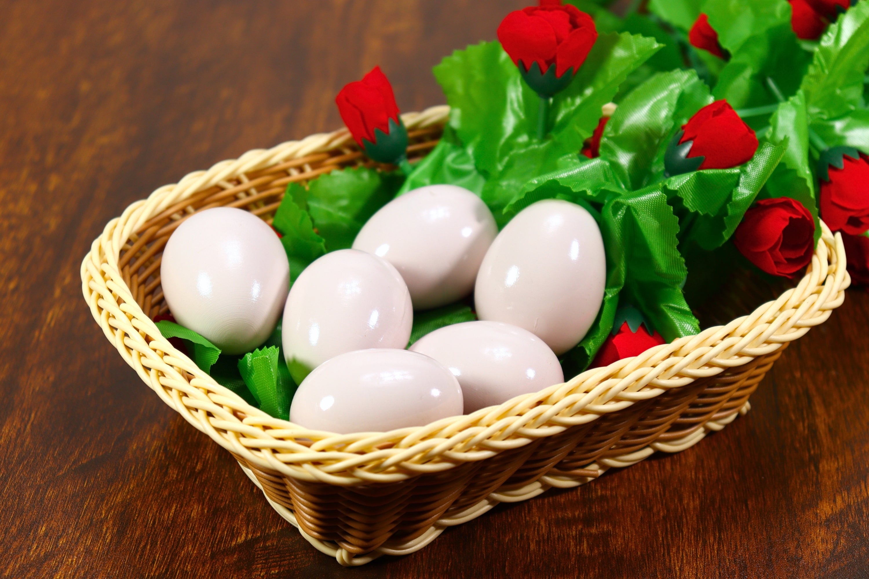 Wooden Eggs Toy Set (6 Pieces) for Kids | Pretend Play Kitchen Toys, Role Play Learning | Poultry Training & Indoor Games