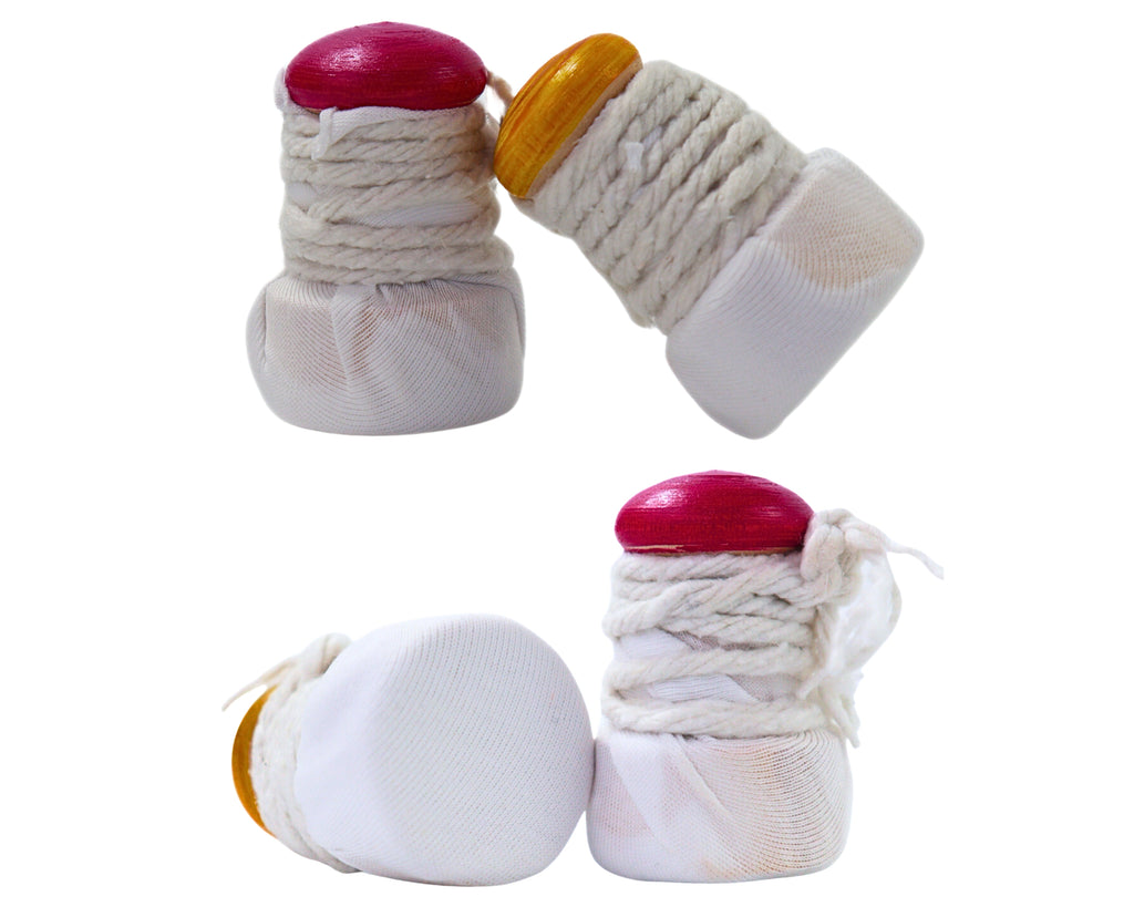 Oil Brush Cloth for Tawa and Pan (5 Pieces) | Wooden Handle Dosa Oil Spreader for Mild Oiling of Tawa, Roti and Paratha Cooking