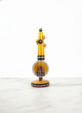 Handmade Wooden Veena Showpiece with Glitter Stone Work | Small Size | Luxury Home Decor for Living Room, Pooja Room & Office